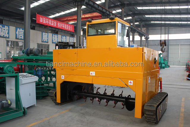 Rodzaj płaszcza nawozowego (Crawler type Manure Compost Turner) Prędkość pracy 6-10 m/min
