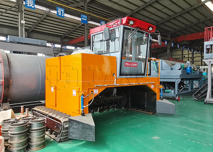 Sprzęt do fermentacji odpadów organicznych z serii TC typu Crawler Compost Turner Machine