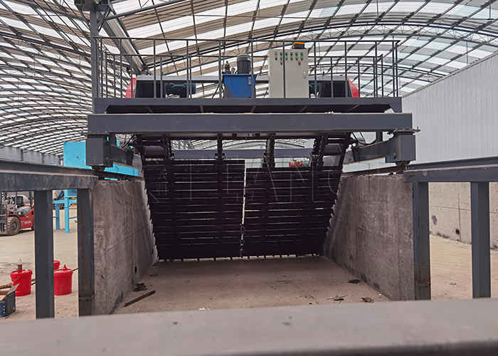 Hodowla drobiu Gnozd łańcuch Płytka Typ kompostu Turner dla nawozów naturalnych