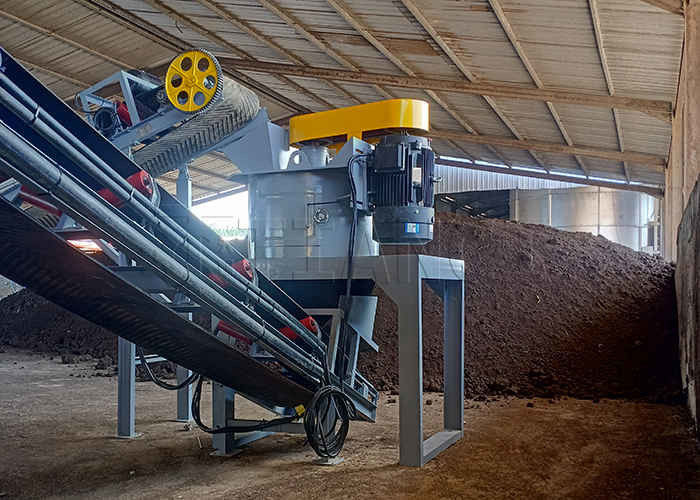 Linia produkcyjna nawozów na farmie Linia produkcyjna nawozów organicznych w proszku