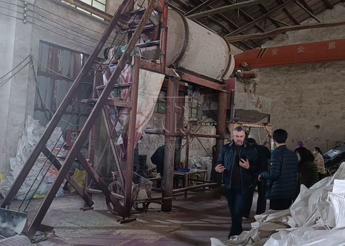 Linia produkcyjna mieszania granulatów nawozów kwasu siarkowego Linia produkcyjna mieszarek nawozów mieszanych