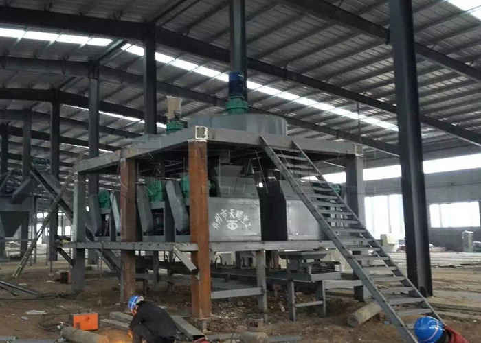 1-10T/H Double Roller Granulator NPK Compound Fertilizer Production Line for Dry Chemical Powder