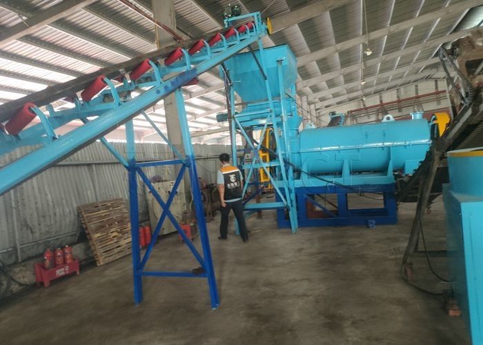 Linia produkcyjna maszyny do produkcji granulatów nawozów zwierzęcych i drobiowych Linia produkcyjna granulatorów nawozów organicznych