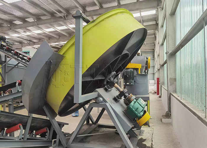 1-20T/H Gnozd zwierzęcy nawozy organiczne Granulacja linii nawozowej granulator dyskowy dla odpadów organicznych