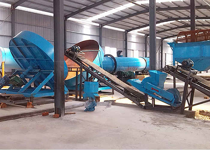 1-20T/H Gnozd zwierzęcy nawozy organiczne Granulacja linii nawozowej granulator dyskowy dla odpadów organicznych
