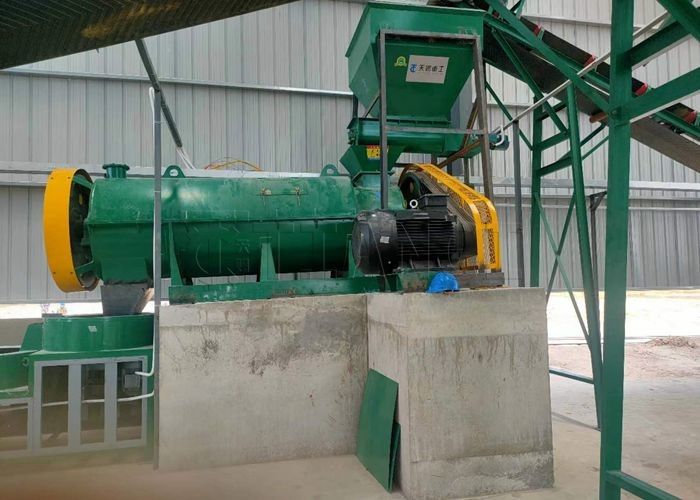 Linia produkcyjna sprzętu do granulacji nawozów kompostowych Maszyna do produkcji granulów nawozów organicznych
