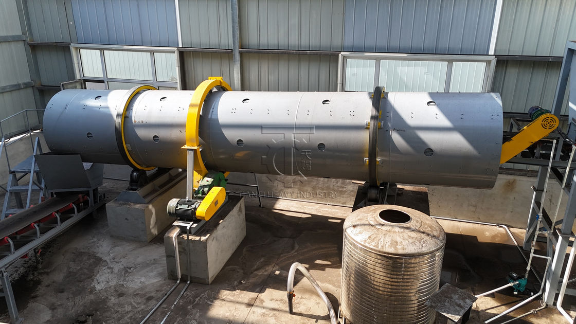 Linia produkcyjna nawozów Granulator nawozów organicznych Linia produkcyjna granulator bębnowy obrotowy