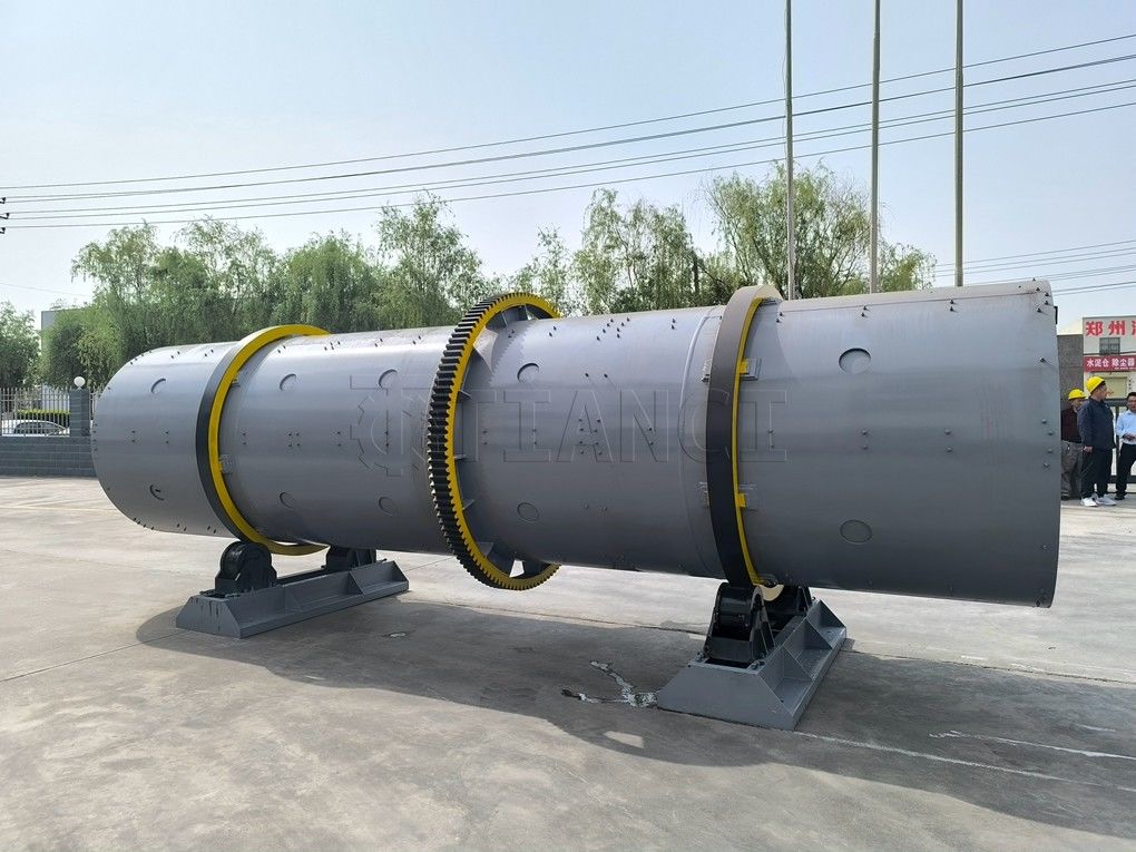 Linia produkcyjna granulatora bębnowego obracającego się z bębnami granulacyjnymi dla fabryki MAP Granular Crystal Monoammonium Compound Fertilizer