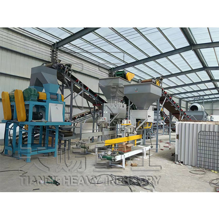 Granulator nawozów chlorku potasu do linii granulacji nawozów chlorku potasu, prasa rolkowa do granulacji chlorku potasu na sucho
