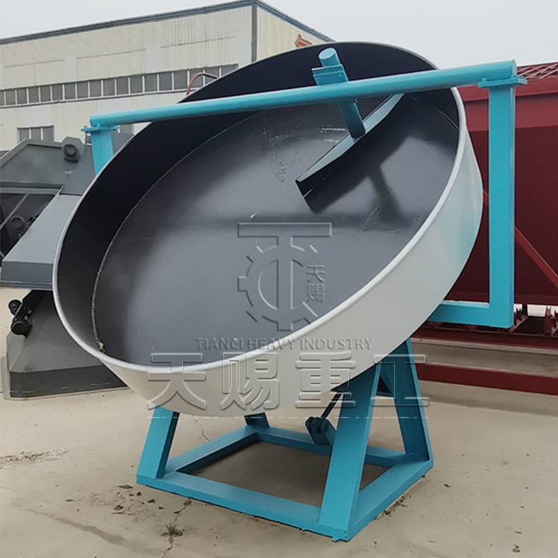 granulator dyskowy do urządzeń granulacji nawozów organicznych na linii produkcyjnej granulatora dyskowego