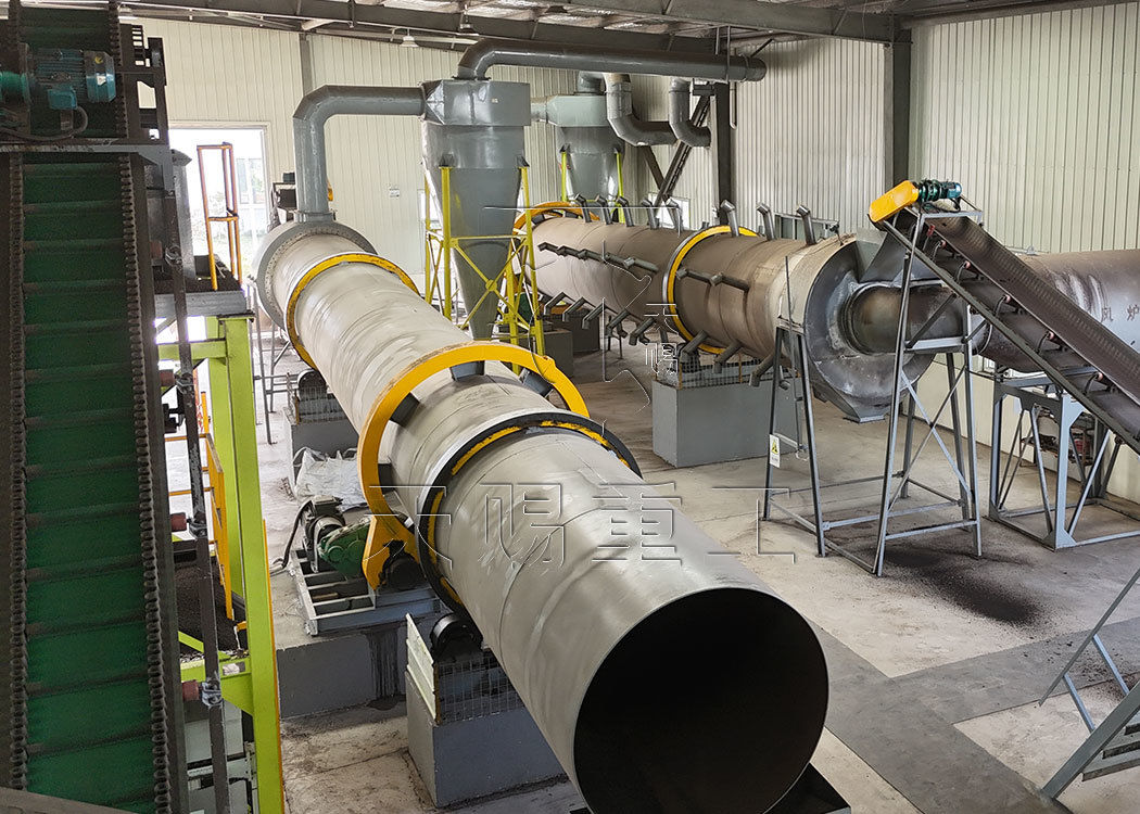 Linia produkcyjna granulatora bębnowego nawozów mieszanych DAP Zakład produkcyjny nawozów DAP