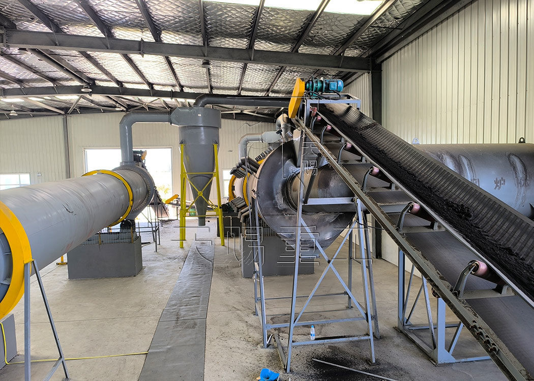 Linia produkcyjna granulatora bębnowego nawozów mieszanych DAP Zakład produkcyjny nawozów DAP