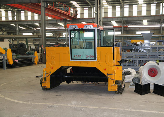 Rodzaj płaszcza nawozowego (Crawler type Manure Compost Turner) Prędkość pracy 6-10 m/min