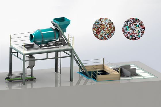 Linia produkcyjna nawozów mieszanin masowych Linia produkcyjna mikserów nawozów potasowych