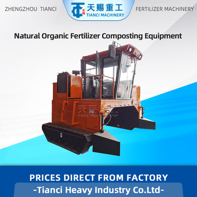 Natural Organic Fertilizer Composting Solutions: Groove Type Compost Turner,  Windrow Turner & Fermentation Tank_China